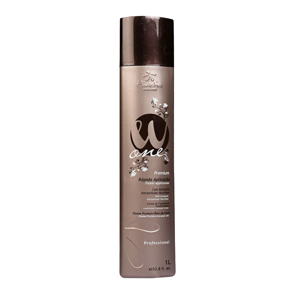 Floractive W One Premium Nanoplastia Hair Straightening Treatment 1000ml | Professional Anti-Frizz Hair Smoothing Treatment