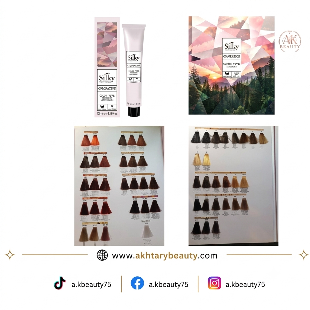 Silky Coloration Color Vive Permanent Hair Colour 6 100ml | Professional Permanent Hair Color Cream
