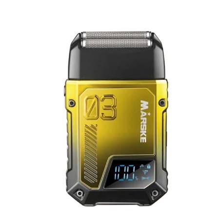 Marske MS-3412 Professional Men's Shaver with 2-Blade Floating Foil Head, LED Display & IPX5 Water Resistance | Marske MS-3412 Men's Shaver - 4