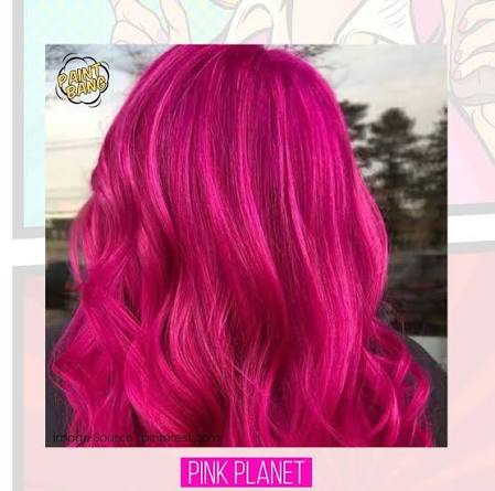 Nouvelle Paint Bang Pink Planet Semi-Permanent Hair Color 75ml | Ammonia-Free Professional Hair Dye - 3
