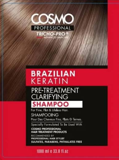 Cosmo Professional Tricho-Pro+ Detox Deep Clarifying Scalp & Hair Shampoo Scrub 1000ml | Professional Scalp Detox & Purifying Shampoo