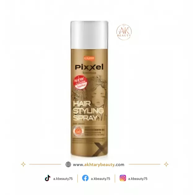 Lolane Pixxel Hair Styling Spray 350ml | Professional Strong Hold Hairspray for Long-Lasting Hair Styling
