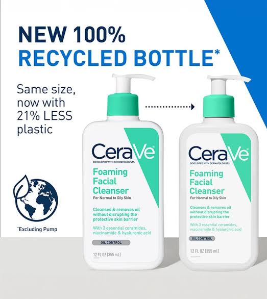 CeraVe Foaming Cleanser for Normal to Oily Skin with Ceramides, Niacinamide & Hyaluronic Acid 236ml | CeraVe Foaming Cleanser - 2