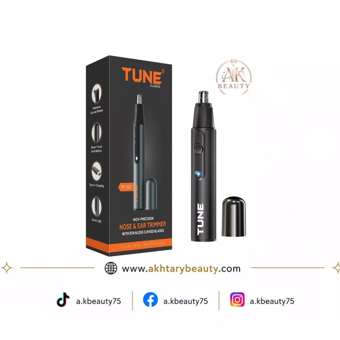 Tune Classic TR-502 Professional Nose & Ear Trimmer with Stainless Steel Curved Blades | Tune Classic TR-502 Nose & Ear Trimmer