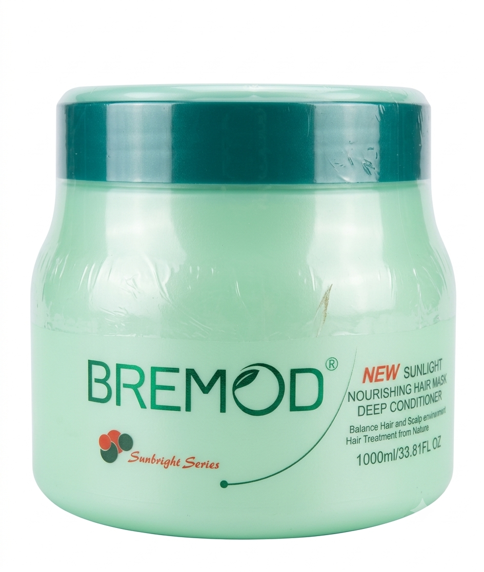Bremod Sunbright Series Sunlight Nourishing Hair Mask & Deep Conditioner 1000ml | Professional Deep Repair Hair Treatment