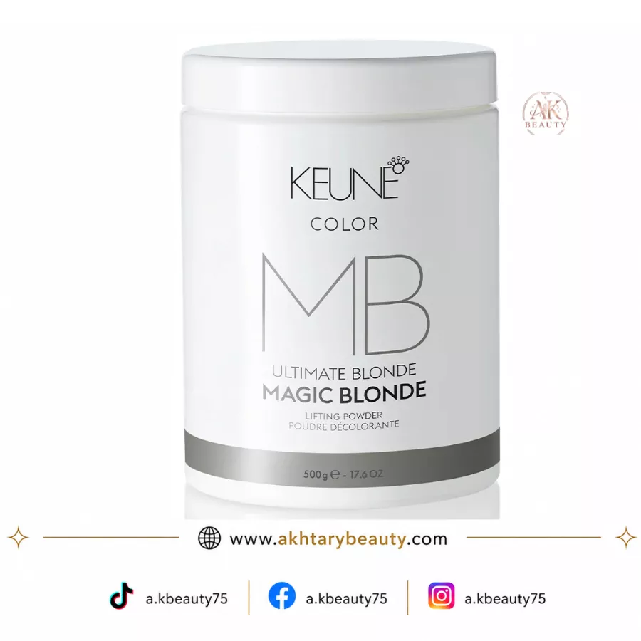 Keune Magic Blonde Lifting Powder 500g | Professional Hair Bleaching Powder Up to 7 Levels Lift