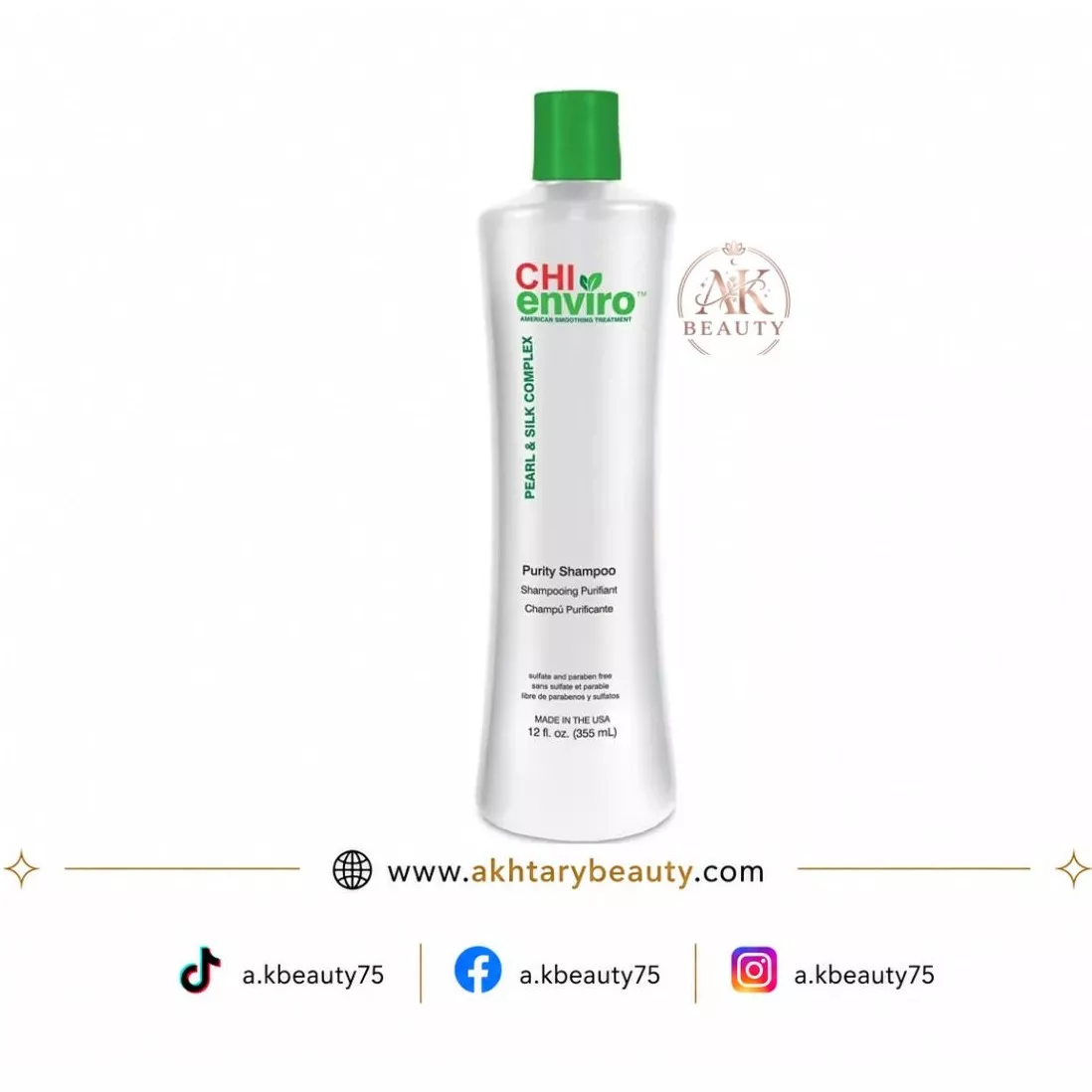 CHI Enviro Smoothing Shampoo 355ml for Smooth, Manageable Hair | CHI Enviro Shampoo 355ml
