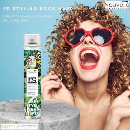 Nouvelle RS Re-Styling Rock Hard Extra-Strong Hold Hair Spray 500ml | Nouvelle RS Re-Styling Rock Hard Hair Spray - 2