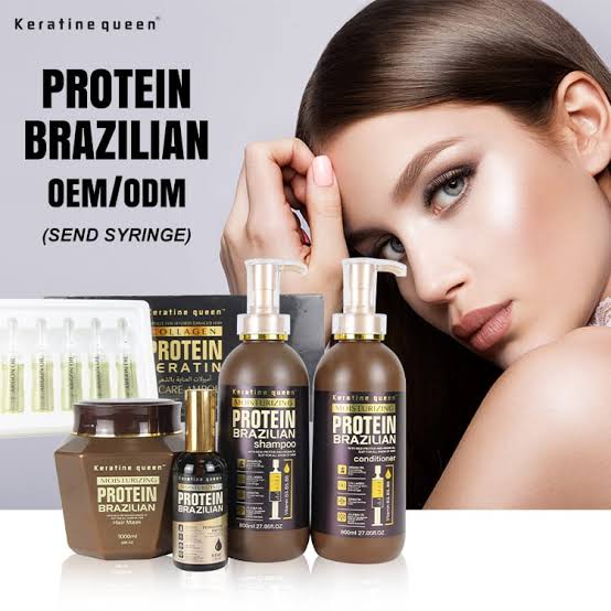 Keratine Queen Moisturizing Protein Brazilian Conditioner 800ml | Keratin, Collagen & Argan Oil Conditioner - 2