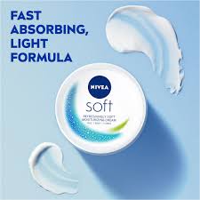 Nivea Soft Moisturizing Cream 200ml | Lightweight Face, Body & Hand Moisturizer with Jojoba Oil & Vitamin E - 2